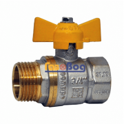 Кран кульовий для газу Santan 607, 3/4'' ЗВ ЖМ