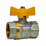 Кран кульовий для газу Santan 602, 3/4" ВВ ЖМ