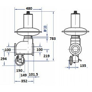 Регулятор тиску газу Itron RBE 4022 DN 100 ЗЗК 8600