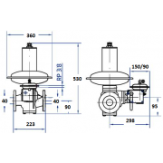 Регулятор давления газа Itron RBE 4022 DN 40 ЗЗК 8500