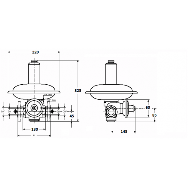 Регулятор тиску газу Itron RBE 1732 Регулятор тиску газу Itron RBE 1732
