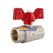 Кран кульовий для води Santan 602, 1/2" ВВ ЧМ, Premium