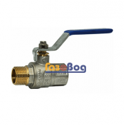 Кран кульовий для води Santan 605, 1/2" ЗВ СР, Premium
