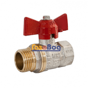 Кран кульовий для води Santan 607, 1/2" ЗВ ЧМ