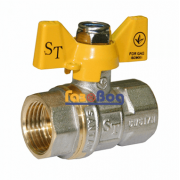 Кран кульовий для газу Santan 602, 1/2" ВВ ЖМ, Professional